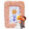 10x15 (А6) PF46819 (23107) wedding жених и невеста, розовый (арт.5-41335)