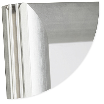 21x30 (A4) серебро 25мм алюминий-клик ПК-25 DOUBLE (арт.5-44893)