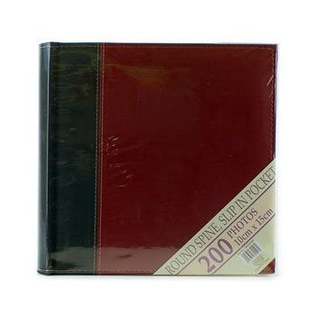 200 фото 10x15 кармашки имитация кожи CB46200MU (арт.5-04907)