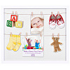 50x43 на 6 фото 10x15 (A6) Baby Alphabet Peg МДФ, белый PI09939 (арт.5-42649)
