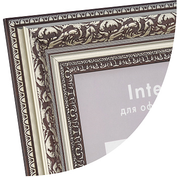 40x50 Versailles черный, серебряная вязь (арт.5-45897)