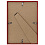 21x30 (A4) PK9155RED Standart красный, со стеклом (арт.5-40900)