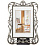 10x15 344 Luxe металл литой, со стеклом (арт.5-40766)