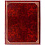 Классика 20 магнитных стр. 21x30 с кольцами 31мм Красный 2130 (арт.5-16623-3)
