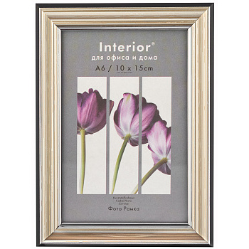 10x15 (А6) 290 серебро, со стеклом (арт.5-11746)