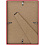 15x21 (А5) PK9154RED Standart красный, со стеклом (арт.5-40931)
