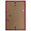 30x40 PK9156RED Standart красный, со стеклом (арт.5-40932)