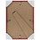 10x15 (А6) PK9153RED Standart красный, со стеклом (арт.5-40930)