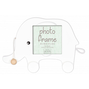 10x10 PI09981 Baby Wheelie Elephant МДФ, белый (арт.5-41551)