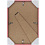 21x30 (A4) PK9155RED Standart красный, со стеклом (арт.5-40900)
