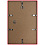 40x60 PK9157RED Standart красный, с пластиком (арт.5-40933)