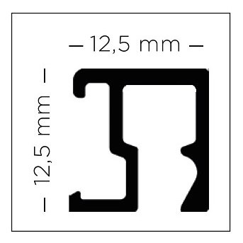 Рельс клик мини contour белый 200см 30.11201 (арт.5-42987) — фото 2