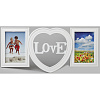 45x21 на 2 фото 10x15 (A6) Love Heart White PL62-2 (арт.5-34667)