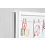 50x43 на 6 фото 10x15 (A6) Baby Alphabet Peg МДФ, белый PI09939 (арт.5-42649)