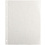 20 белых картонных листов 21x30 (A4) с калькой для альбомов с кольцами 83001 (арт.5-40718)