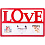 28x43 на 3 фото Maggiore X Love Red PI01920 (арт.5-06653)