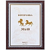 30x40 102G-12 св.-корич.с 2 серебр.кантами (арт.5-07053)