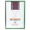 21x30 (A4) 6010-8/E Certificate зеленый (арт.5-05106)