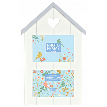 23x36 на 2 фото 10x15 Sweet heart "Home" White PI08319 (арт.5-34874)