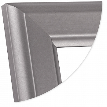 21x30 (A4) Luxe серебро, МДФ со стеклом (арт.5-39934)