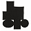 43x45 на 6 фото Maggiore XlV Black PI03445 (арт.5-11106)