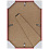 15x21 (А5) PK9154RED Standart красный, со стеклом (арт.5-40931)