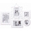 43x52 на 5 фото Maggiore XXII White PI04978 (арт.5-11996)