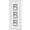 15x50 Vermont white silver, с паспарту (арт.5-11912)