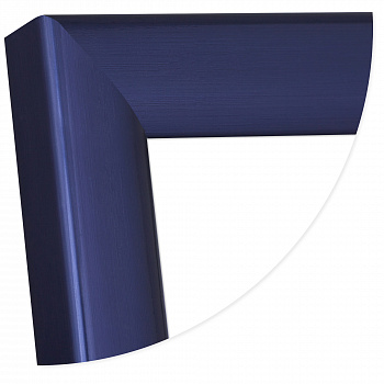 30x40 пластик синий металлик, с пластиком (арт.5-39952)