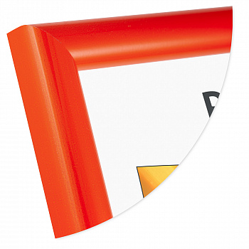 21x30 (A4) оранжевый, с пластиком (арт.5-05183)