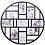 55 на 9 фото 10x15 Maggiore XX Circular Black PI04977 (арт.5-11995)