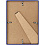 15x21 (А5) PK9148BLU Standart синий, со стеклом (арт.5-40925)