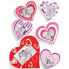 5x7 PV02601 Decorative self adhesive hearts (арт.5-06966)