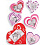 5x7 PV02601 Decorative self adhesive hearts (арт.5-06966)