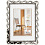 10x15 343 Luxe металл литой, со стеклом (арт.5-40765)