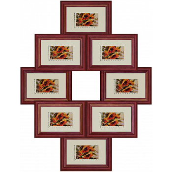 46x62 на 8 фото 10x15 BUR лак 0013/2 (арт.5-16862)