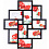 49x55 на 10 фото 10x15 Maggiore V Black PI1196 (арт.5-06296)