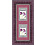 15x40 Kansas dark cherry, с паспарту (арт.5-11906)