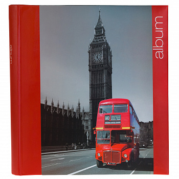 Iconic Cities London 60 стр. 28x32 под уголки Красный Q730488 (арт.5-06931)