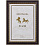 21x30 (A4) 132G-8 широкая мат.коричн.с 2 зол.кантами (арт.5-07498)