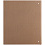 Папка 26x32 для листов 21x30 (A4) лен кофе с 4 кольцами 37716 (арт.5-40716)