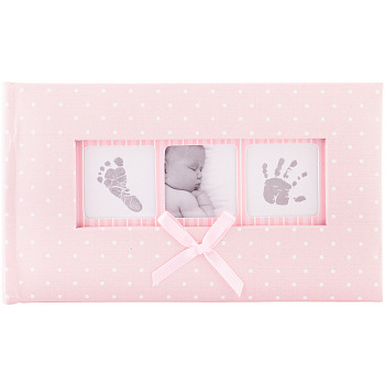 Baby Polka dot 100 фото 10x15 кармашки book type memo Розовый Q8005286 (арт.5-15941-2)