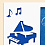 10x15 (А6) D-YY5-Z124/126 (20255) music color mix, МДФ (арт.5-41219)