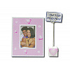 6x8 (8922) heart set with clip 10X15, pink, алюминий (арт.5-40064)