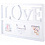 28x43 на 3 фото Maggiore X Love White PI01919 (арт.5-06652)