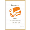 70x100 алюминий 23мм золото матовое (арт.5-11792)