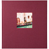 Классика 60 стр. 26x30 под уголки с окном, бордовый 27972 (арт.5-34565)