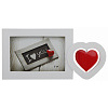 26x14 на 1 фото 10x15 White and red Heart PL66-1 (арт.5-42644)